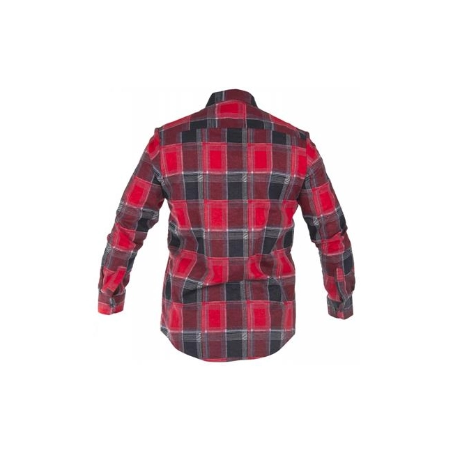 Koszula flanelowa w kratę czerwona LahtiPro LPKF1